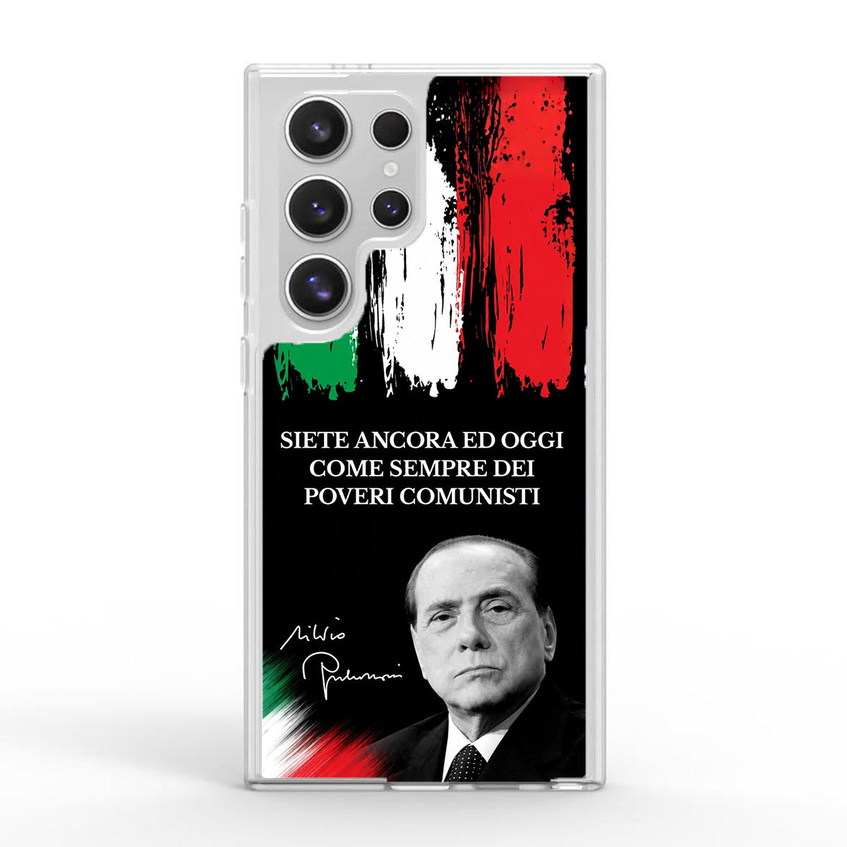 Cover Samsung Berlusconi Tricolore