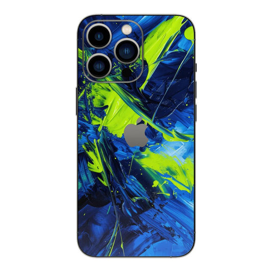 Skin per Telefono Blu Astratto
