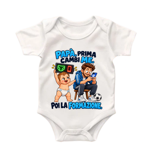 Body Neonato Papà Fantacalcio