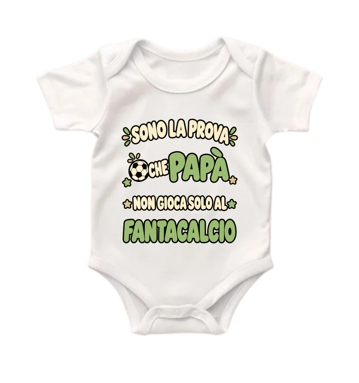Body Neonato Sono la Prova che Papà non Pensa solo al Fantacalcio