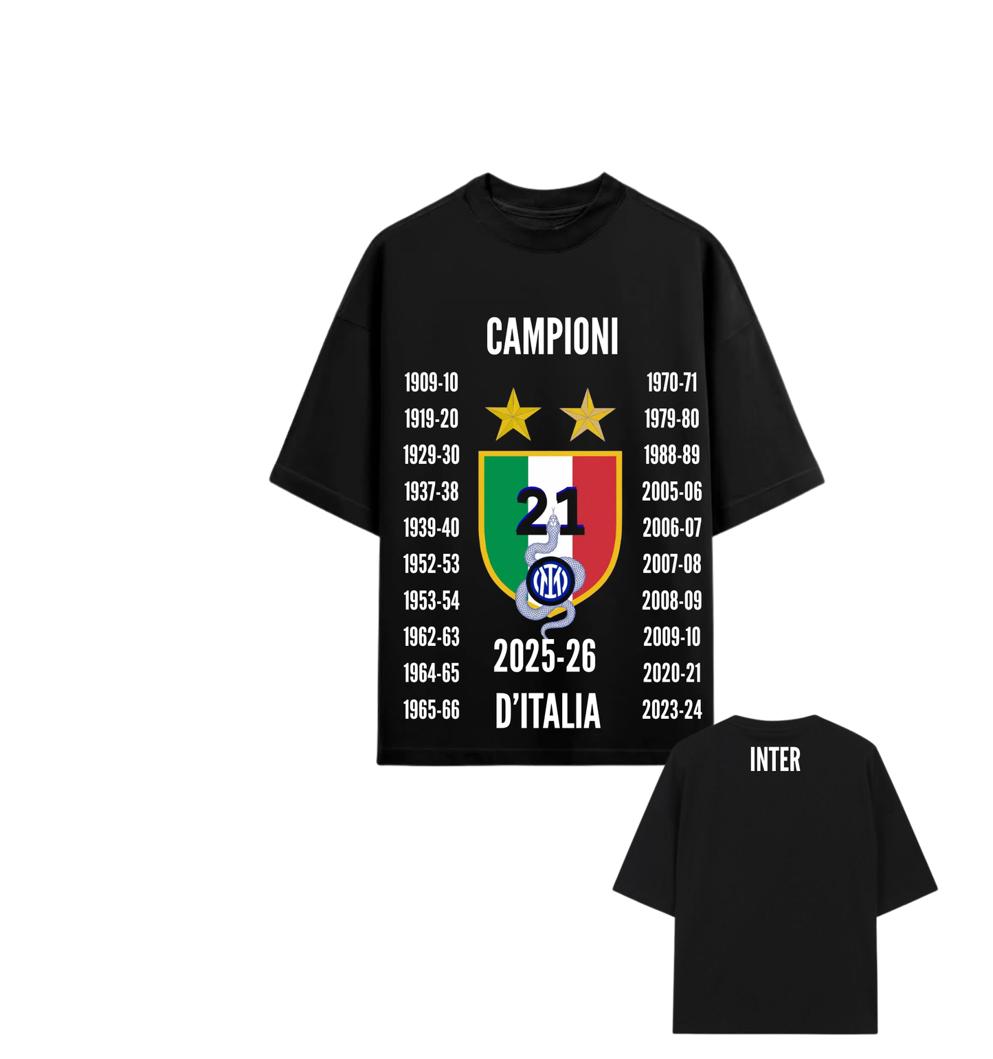T-Shirt Inter Campione d'Italia
