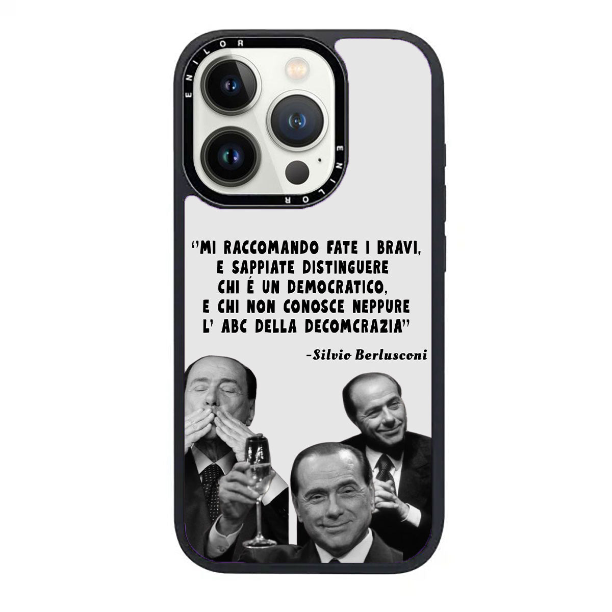 Cover Iphone Berlusconi Democrazia