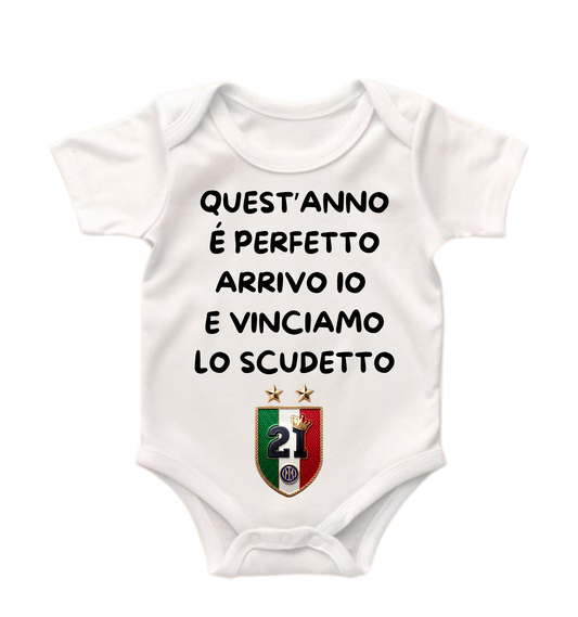 Body Neonato Inter Scudetto