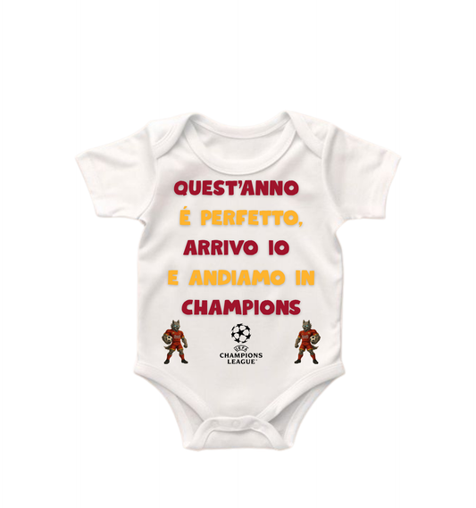 Body Neonato Roma Champions