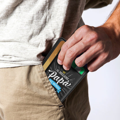 Portafoglio Portacarte Di Credito Slim Nero