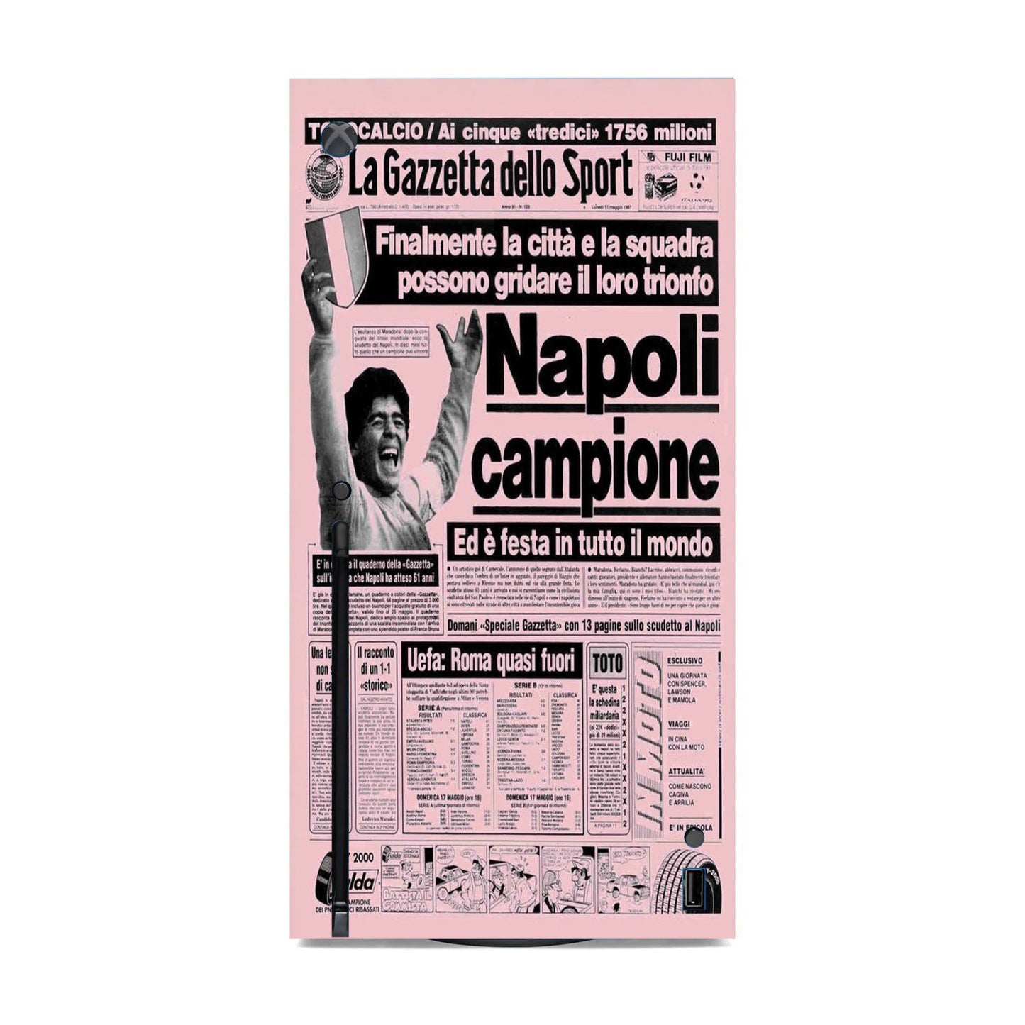 Skin Xbox Napoli Campione Gazzetta